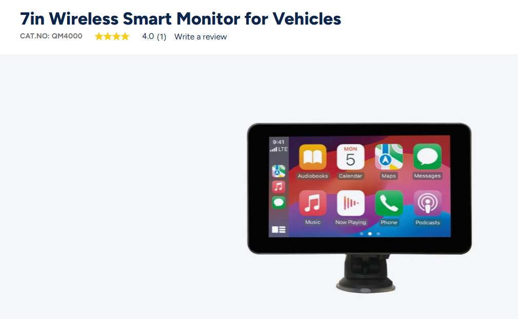 7" Wireless Smart Monitor CF Moto add on to high land pros