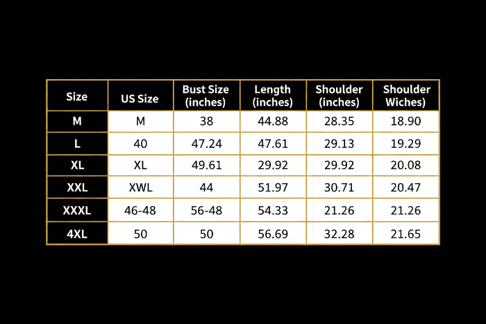 Bold CFMOTO Size Guide