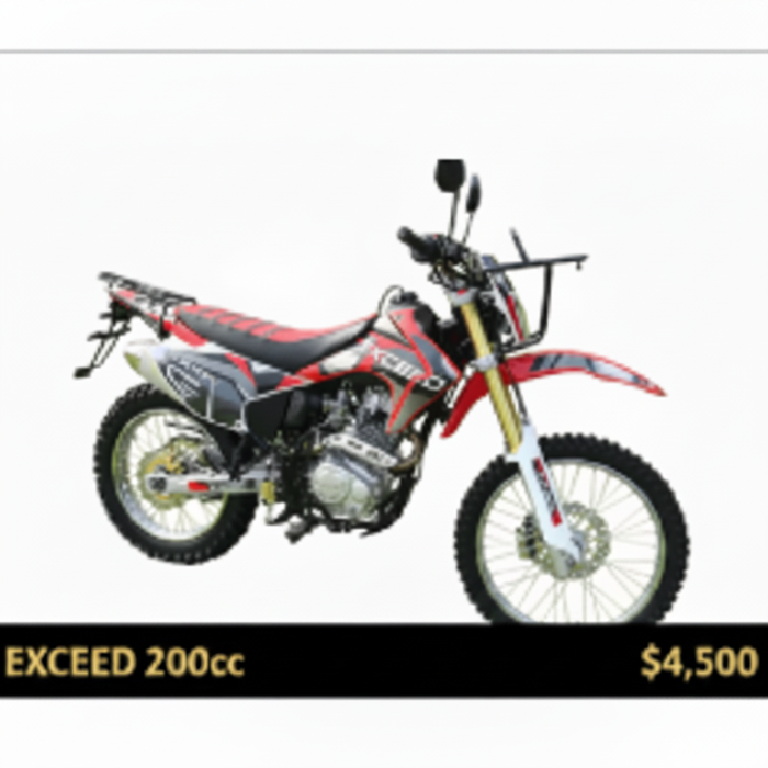 EXCEED 200cc $4,500