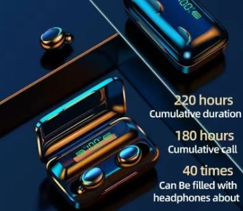 CF Moto purchase giveaway.TWS F9-5 Wireless Headphones Bluetooth 5.3 Wireless Earphones